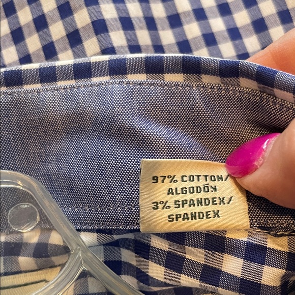 Classic Blue checkered shirt - Picture 3 of 6